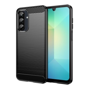 Husa pentru Samsung Galaxy A26 5G - Techsuit Carbon Silicone - Black - Img 1