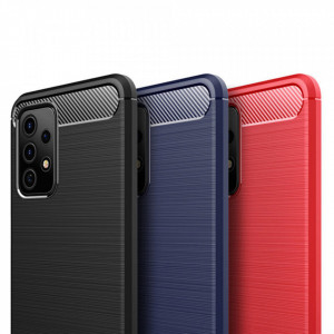 Husa pentru Samsung Galaxy A32 5G - Techsuit Carbon Silicone - Black - Img 6