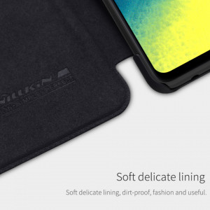 Husa pentru Samsung Galaxy A72 4G / A72 5G - Nillkin QIN Leather Case - Brown - Img 12