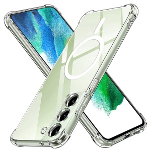Husa pentru Samsung Galaxy S21 FE 5G - Techsuit Shockproof Clear Silicone MagSafe - Clear - Img 1