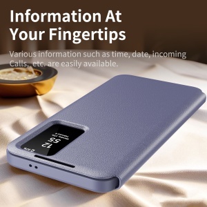 Husa pentru Samsung Galaxy S23 Plus - Techsuit SmartView Series - Purple - Img 4