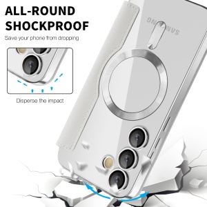 Husa pentru Samsung Galaxy S23 - Techsuit SmartMag Book Case - Gray - Img 4