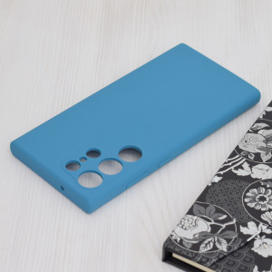 Husa pentru Samsung Galaxy S23 Ultra - Techsuit Soft Edge Silicone - Denim Blue - Img 4
