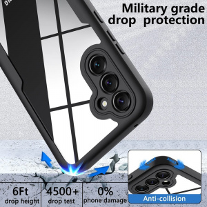 Husa pentru Samsung Galaxy S24 + Folie - Techsuit ColorVerse 360 Series - Black - Img 4