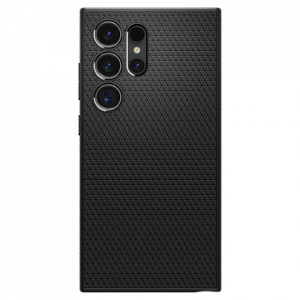 Husa pentru Samsung Galaxy S24 Ultra - Spigen Liquid Air - Matte Black - Img 3