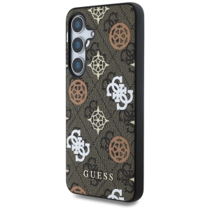 Husa pentru Samsung Galaxy S25 - Guess Hardcase 4G Peony (GUHMS25SP4PWPW) - Brown - Img 5