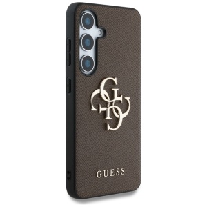 Husa pentru Samsung Galaxy S25 Plus - Guess Hardcase 4G Grained Big and Classic Logo (GUHCS25MPGT4MBW) - Brown - Img 5