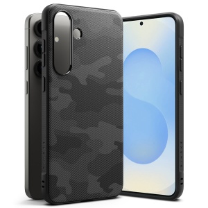 Husa pentru Samsung Galaxy S25 - Ringke Onyx Design - Camo Black - Img 1