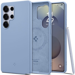 Husa pentru Samsung Galaxy S25 Ultra - Spigen Silicone Fit MagSafe - Sapphire Blue - Img 1