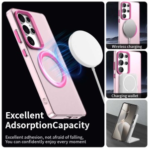 Husa pentru Samsung Galaxy S25 Ultra - Techsuit CandyCase MagSafe - Pink - Img 2