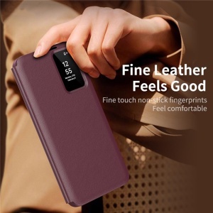 Husa pentru Samsung Galaxy S25 Ultra - Techsuit SmartView Series - Red - Img 4