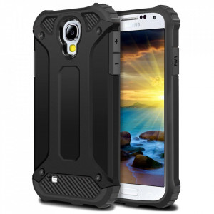 Husa pentru Samsung Galaxy S4 i9500 - Techsuit Hybrid Armor - Black - Img 1