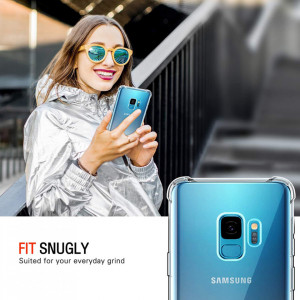 Husa pentru Samsung Galaxy S9 - Techsuit Shockproof Clear Silicone - Clear - Img 4