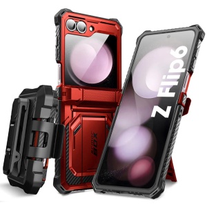 Husa pentru Samsung Galaxy Z Flip6 + Folie - I-Blason Armorbox - Ruddy - Img 2