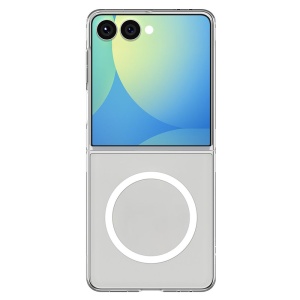 Husa pentru Samsung Galaxy Z Flip7 - Spigen Air Skin MagSafe - Crystal Clear / White - Img 3