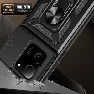 Husa pentru Xiaomi 13T / 13T Pro - Techsuit CamShield Series - Black - Img 2