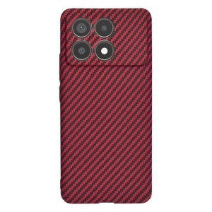 Husa pentru Xiaomi Poco F6 Pro - Techsuit Carbonite FiberShell - Red - Img 3