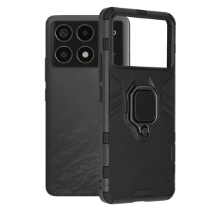 Husa pentru Xiaomi Poco F6 Pro - Techsuit Silicone Shield - Black - Img 1