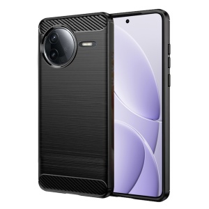 Husa pentru Xiaomi Poco F7 Ultra - Techsuit Carbon Silicone - Black