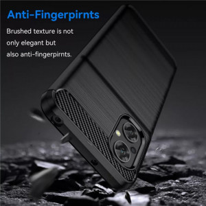Husa pentru Xiaomi Poco M5 - Techsuit Carbon Silicone - Black - Img 6