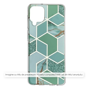 Husa pentru Xiaomi Redmi Note 13 4G - Techsuit Marble Series - Green Hex - Img 1