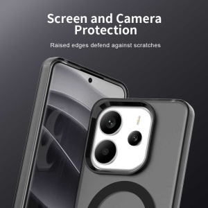 Husa pentru Xiaomi Redmi Note 14 4G (Standard) - Techsuit CandyCase MagSafe - Black - Img 4