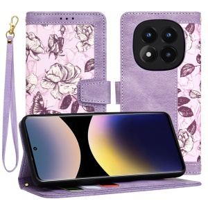 Husa pentru Xiaomi Redmi Note 14 Pro 4G / Poco F7 - Techsuit FlipCraft - Mysterious Purple - Img 1