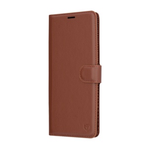 Husa pentru Xiaomi Redmi Note 14 Pro 4G / Poco F7 - Techsuit Leather Folio - Brown - Img 4