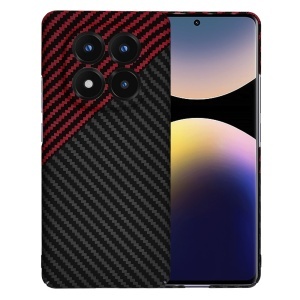 Husa pentru Xiaomi Redmi Note 14 Pro+ 5G - Techsuit Carbonite FiberShell - Red Vortex - Img 1