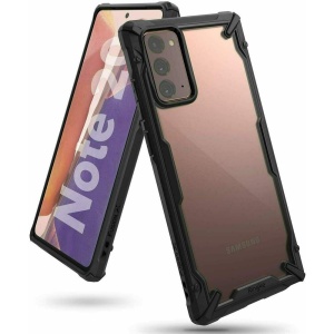 Husa Ringke Fusion X Samsung Galaxy Note 20 Negru Transparent