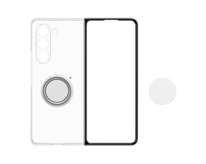 Husa Samsung Clear Gadget Case pentru Galaxy Z Fold5, EF-XF946CTEGWW, Transparent - Img 5