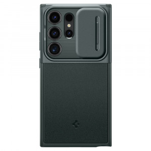 Husa Samsung Galaxy S24 Ultra - Spigen Optik Armor - Abyss Green - Img 2