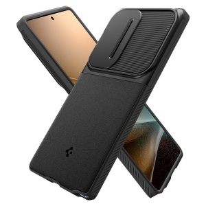 Husa Samsung Galaxy S25 Ultra - Spigen Optik Armor - Black - Img 2