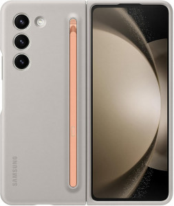 Husa Samsung Slim S-pen Case pentru Galaxy Z Fold5, EF-OF94PCUEGWW, Sand