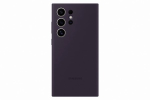 Husa Silicone Cover pentru Galaxy S24 Ultra, EF-PS928TEEGWW, Dark Violet