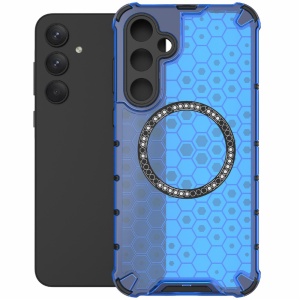 Husa transparenta pentru Samsung Galaxy A36 5G - Techsuit HoneyComb Shield MagSafe - Blue - Img 2