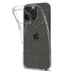 Huse pentru iPhone 16 Pro - Spigen Liquid Crystal Glitter - Crystal Quartz - Img 4