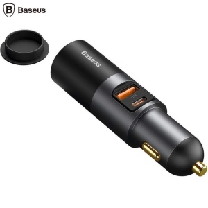 Incarcator auto Baseus Share Together 1xUSB 1xUSB-C cu port de expansiune pentru bricheta 120W Quick Charge Negru - Img 9