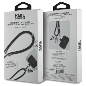 Snur Universal pentru Telefon - Karl Lagerfeld (KLUCNMSCKIK) - Ikonik Black - Img 3