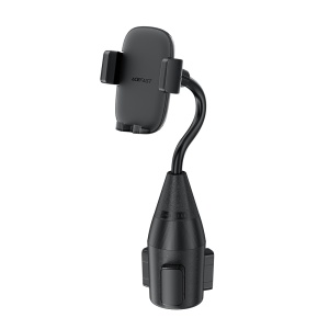 Suport Auto pentru Telefon, 360Â° Rotation, for Cup Holder, Safety Lock - Acefast (D24) - Black