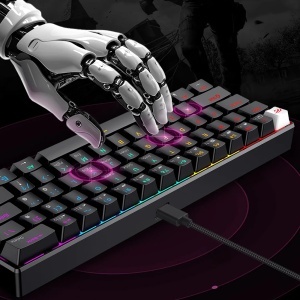 Tastatura cu Lumini RGB 1.8m, 200mA pentru Gaming - Havit (KB903L) - White - Img 4