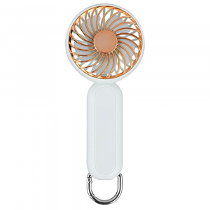 Ventialor Portabil cu Port USB, 3 Viteze, 1200mAh - Techsuit (A217) - Gold Beige - Img 1