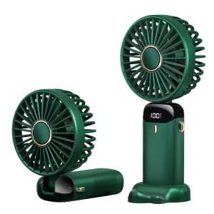 Ventilator Portabil, 1800mAh - Techsuit (N15) - Green - Img 1