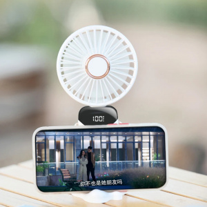Ventilator Portabil, 1800mAh - Techsuit (N15) - White - Img 2