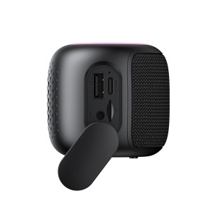 Boxa portabila Bluetooth 5.3, Lumini RGB, IPX5, TWS, TF, USB, FM, AUX - Havit (SK809BT) - Black - Img 3