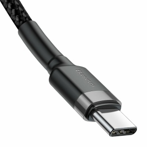 Cablu Baseus Cafule USB-C PD2.0 60W 20V 3A 2m gri+negru - Img 10