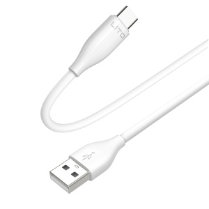 Cablu de Date cu Mufe USB, Micro-USB 60W, 1m - Lito (LD03) - White
