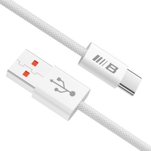 Cablu de Date USB-A la USB-C, Fast Charging, 6A - Blueo - White - Img 4