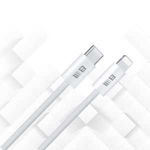 Cablu de Incarcare Type-C la Lightning, Fast Charging, 2m - Blueo - White - Img 7