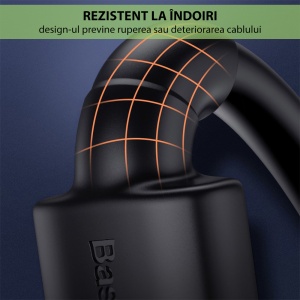Cablu HDMI la HDMI, 4K, 60Hz, 18Gbps, 1m - Baseus CADKLF-E01 - Img 7